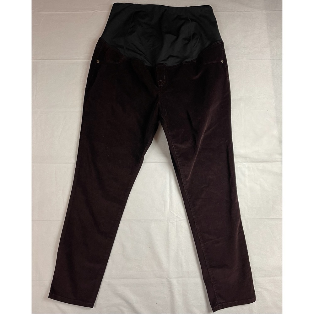 Isabel Maternity Full Panel Corduroy Skinny Pant Size: 16